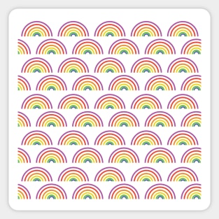 Rainbow print Sticker